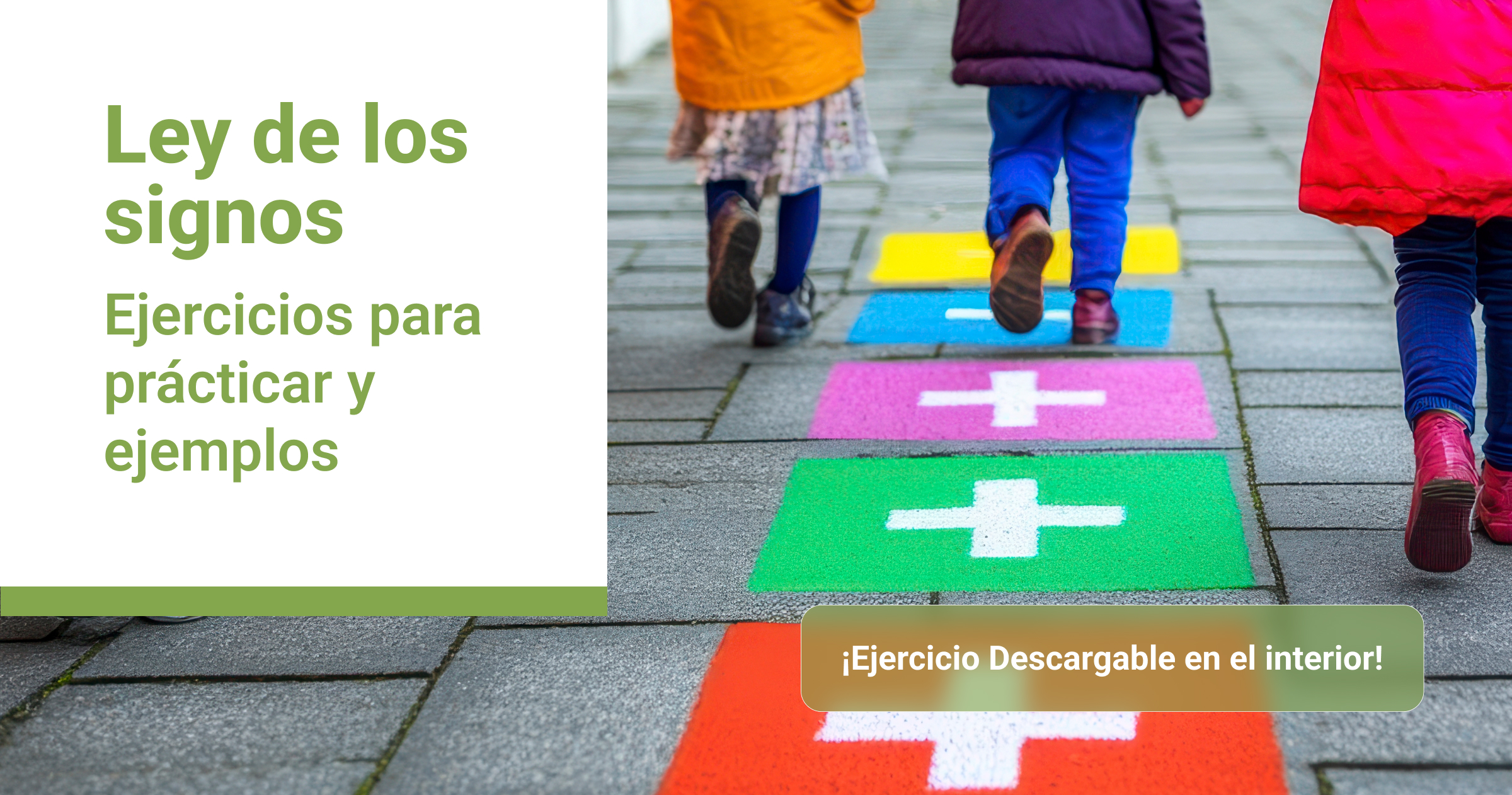 Ley de los signos ejercicios